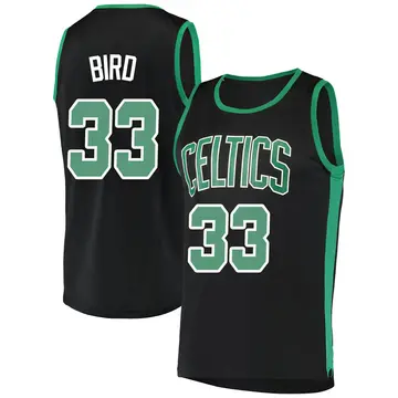 Boston Celtics Larry Bird Jersey - Statement Edition - Youth Fast Break Black
