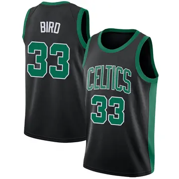 Boston Celtics Larry Bird Jersey - Statement Edition - Youth Swingman Black