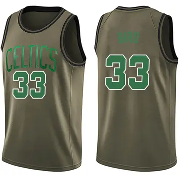 Boston Celtics Larry Bird Salute to Service Jersey - Youth Swingman Green