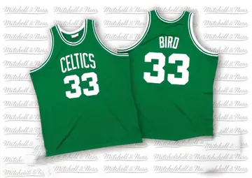 Boston Celtics Larry Bird Throwback Jersey - Men's Authentic Green