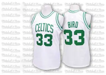 Boston Celtics Larry Bird Throwback Jersey - Men's Authentic White