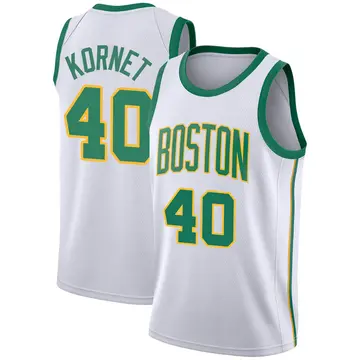 Boston Celtics Luke Kornet 2018/19 Jersey - City Edition - Youth Swingman White