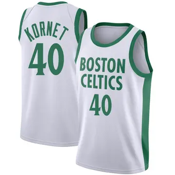 Boston Celtics Luke Kornet 2020/21 Jersey - City Edition - Youth Swingman White
