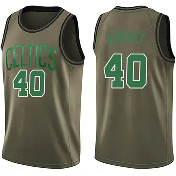 Boston Celtics Luke Kornet Salute to Service Jersey - Men's Swingman Green