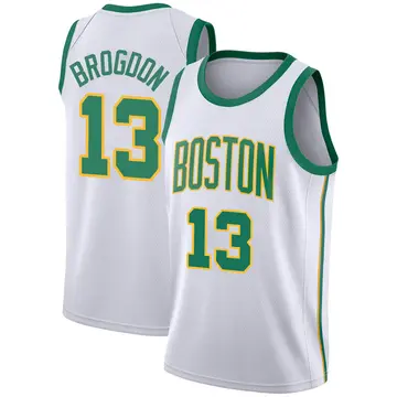 Boston Celtics Malcolm Brogdon 2018/19 Jersey - City Edition - Youth Swingman White