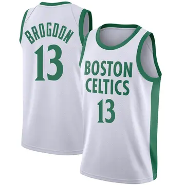 Boston Celtics Malcolm Brogdon 2020/21 Jersey - City Edition - Men's Swingman White