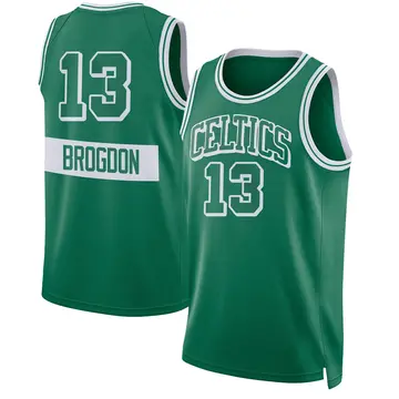 Boston Celtics Malcolm Brogdon Kelly 2021/22 City Edition Jersey - Youth Swingman Green