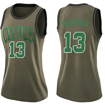 Boston Celtics Malcolm Brogdon Salute to Service Jersey - Women's Swingman Green