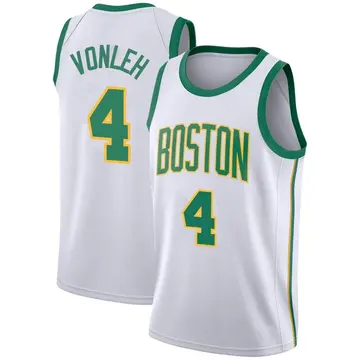 Boston Celtics Noah Vonleh 2018/19 Jersey - City Edition - Youth Swingman White