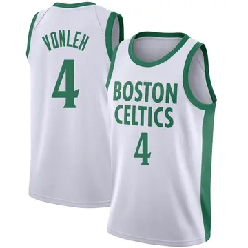 Boston Celtics Noah Vonleh 2020/21 Jersey - City Edition - Youth Swingman White