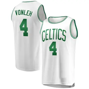 Boston Celtics Noah Vonleh Jersey - Association Edition - Youth Fast Break White