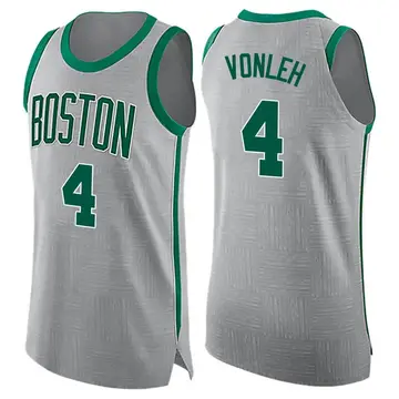 Boston Celtics Noah Vonleh Jersey - City Edition - Men's Swingman Gray