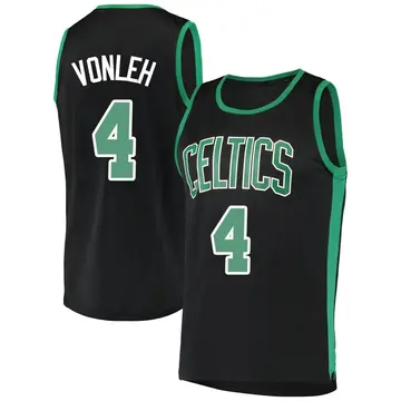 Boston Celtics Noah Vonleh Jersey - Statement Edition - Men's Fast Break Black