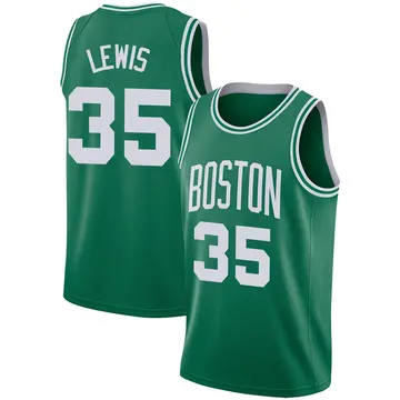Boston Celtics Reggie Lewis Jersey - Icon Edition - Men's Swingman Green