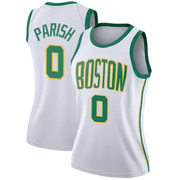 Boston Celtics Robert Parish 2018/19 Jersey - City Edition - Women's Swingman White
