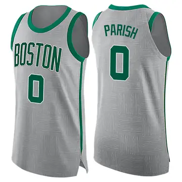 Boston Celtics Robert Parish Jersey - City Edition - Men's Swingman Gray