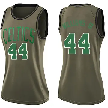 Boston Celtics Robert Williams III Salute to Service Jersey - Women's Swingman Green